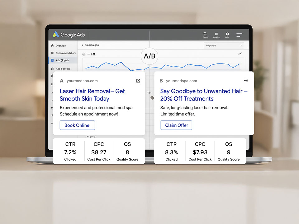 Ongoing Optimization & A/B Testing visualization