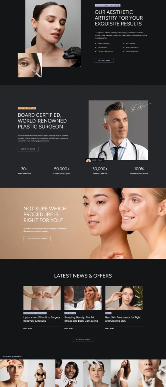 Premium Clinic Website